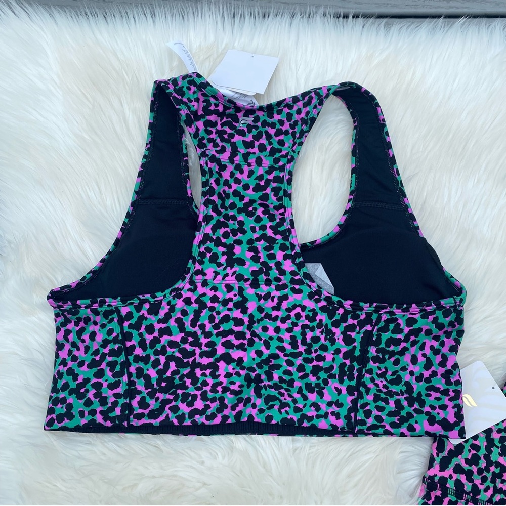 Fabletics Purple Cheetah Pattern Set - Picture 3 of 5